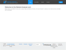Tablet Screenshot of market-analyzer.com